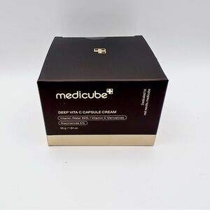 Medicube Deep Vita C Capsule Cream - Brown & Gold Box